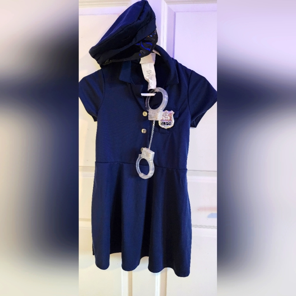 Girls Police Costume with Accessories